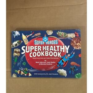 DC Super Heroes Super Healthy Cookbook Publisher Misprint Anomaly Vintage Gift